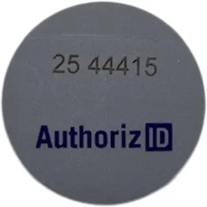 10 pcs AuthorizID Proximity Adhesive Tags 26 Bit Weigand Prox Coins or Disks are Compatable with ISOProx 1386 1326 H10301 Format Readers. Works with The vast Majority of Access Control Systems