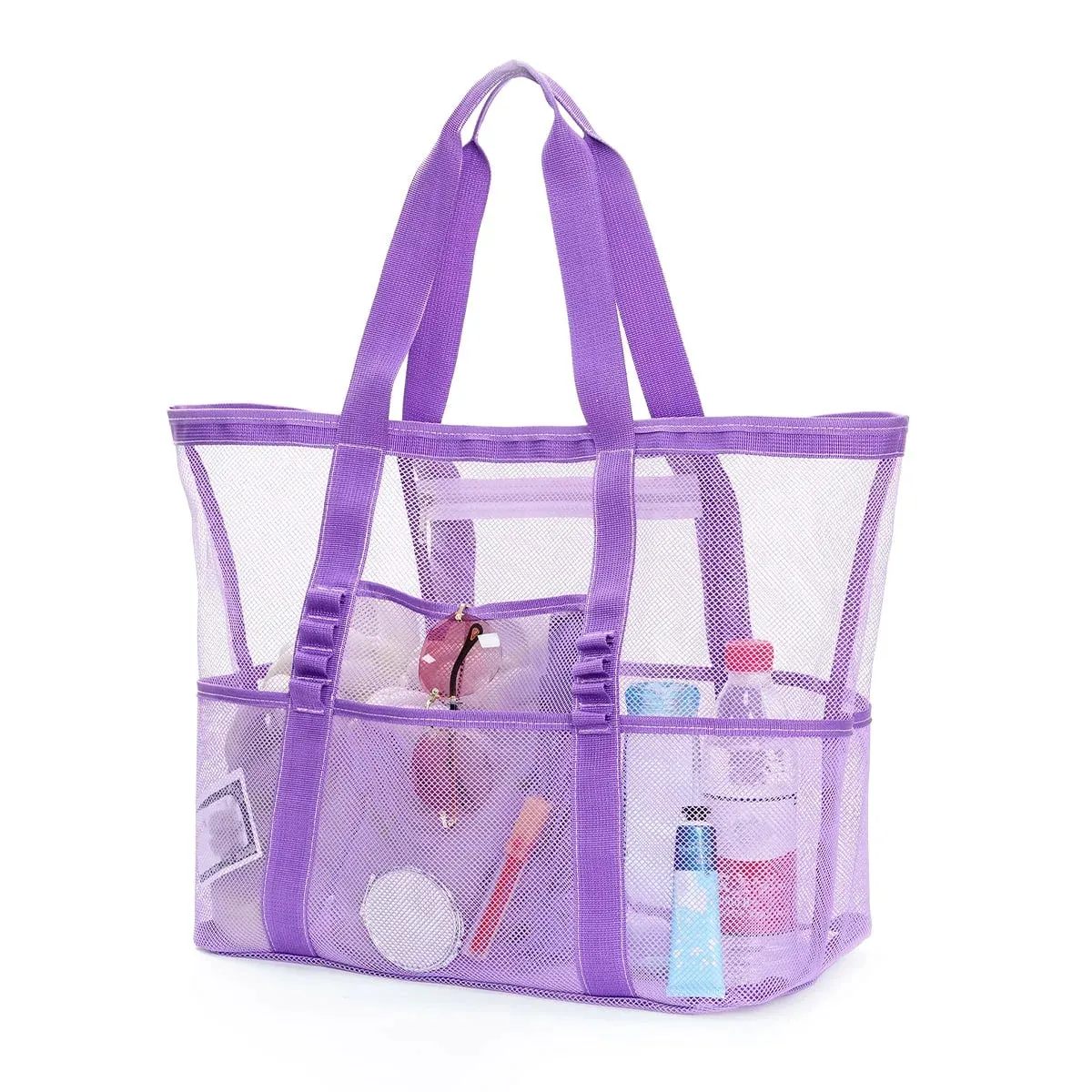 1pcs Unisex Large Capacity Multifunctional Mesh Handbag
