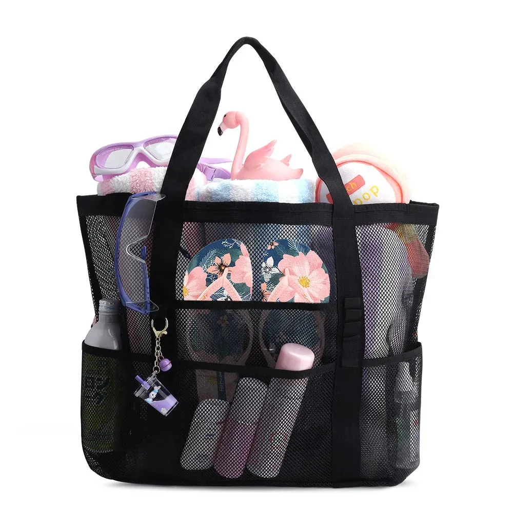 1pcs Unisex Large Capacity Multifunctional Mesh Handbag
