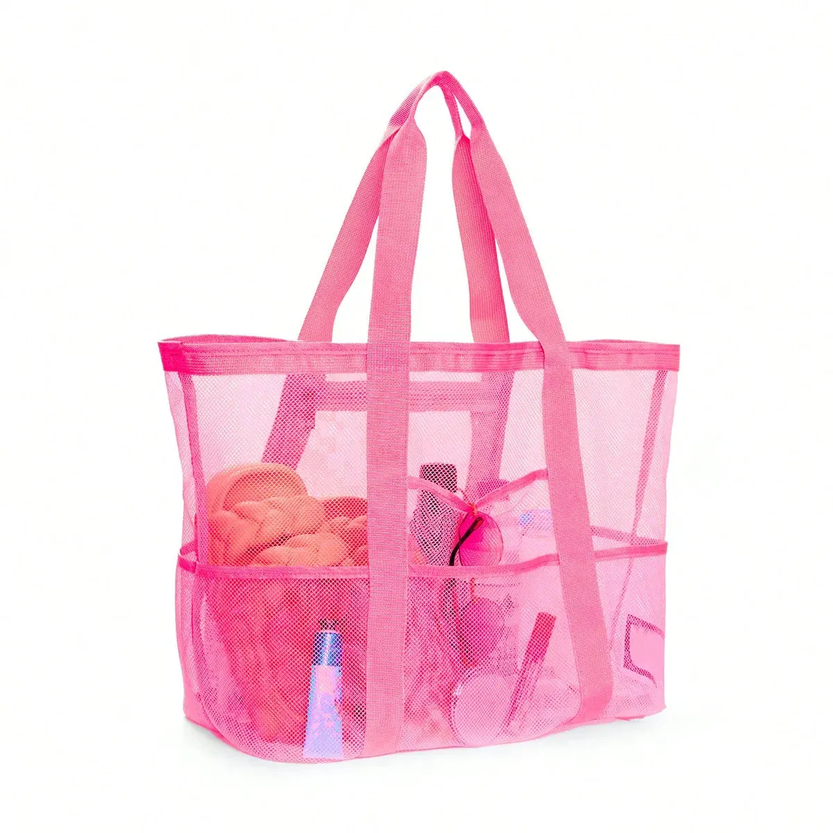 1pcs Unisex Large Capacity Multifunctional Mesh Handbag