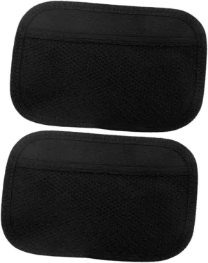 2 Pack Car Seat Crevice Storage Box Mesh Bag Sundries Holder Easy Install Mobile Phone Storage Bags Black Large Car Seat Multifunctional Bag