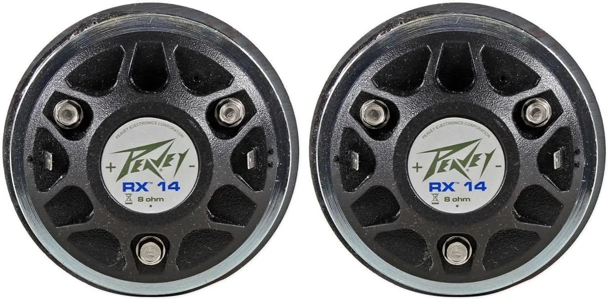 2 Peavey RX14 Professional 1.4" Professional High Frequency Horn Drivers