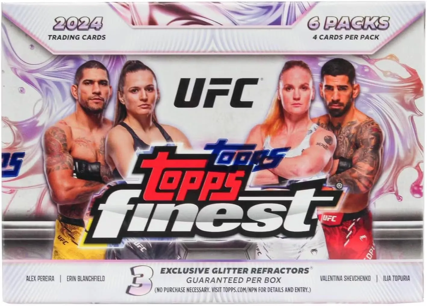 2024 Topps Finest UFC 6-Pack Blaster Trading Card Box
