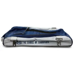 3 Ball Clear Top Tote Shoe Bag Navy/Silver