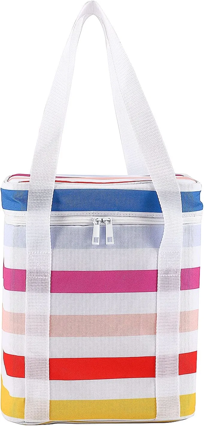 4 Bottle Wine Bag,Insulated&Leakproof Wine Cooler Bag,Wine Carrier Wine Tote Bag Wine Bottle Bag,Insulated Cooler Bag for Travel Picnic Beach Camping,Wine Gifts for Women Wine Lover,Wine Accessories