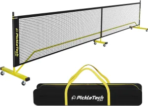 4.0 Slim Version Pickleball Net Portable Outdoor with Wheels,22 FT Pickleball Net-USAPA Regulation Size-Pickle Ball Net System with Carrying Bag for Driveway