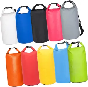 5l Waterproof Dry Bag Backpack Duffel Toiletry Bag for Camping Hiking Swimming Portable Pvc Life Vest Random Color