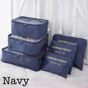 6 Travel Bundle discount Organizer (Navy) Top-rated Piece