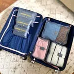 6 Travel Bundle discount Organizer (Navy) Top-rated Piece
