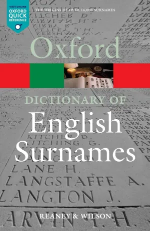 A Dictionary of English Surnames (Oxford Quick Reference) Paperback – September 8, 2005