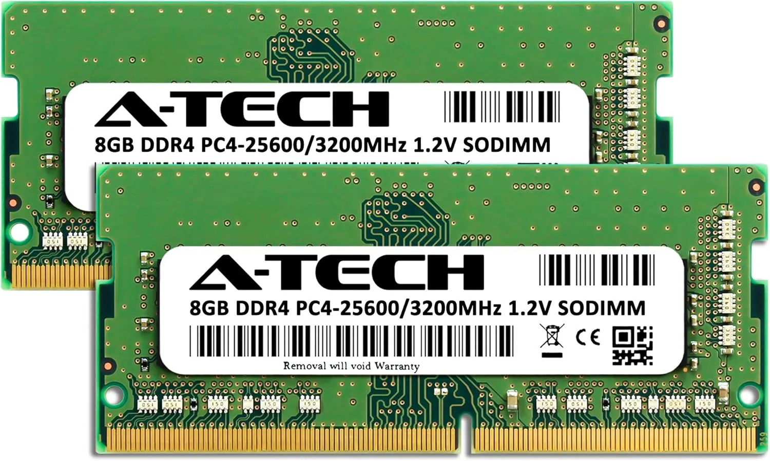 A-Tech 16GB Kit (2x8GB) RAM for HP 15-dy2024nr, 15-dy2096nr, 15-dy2702dx, 15-dy2718nr Laptop | DDR4 3200MHz PC4-25600 SODIMM 1.2V 260-Pin Non-ECC SO-DIMM Memory Upgrade