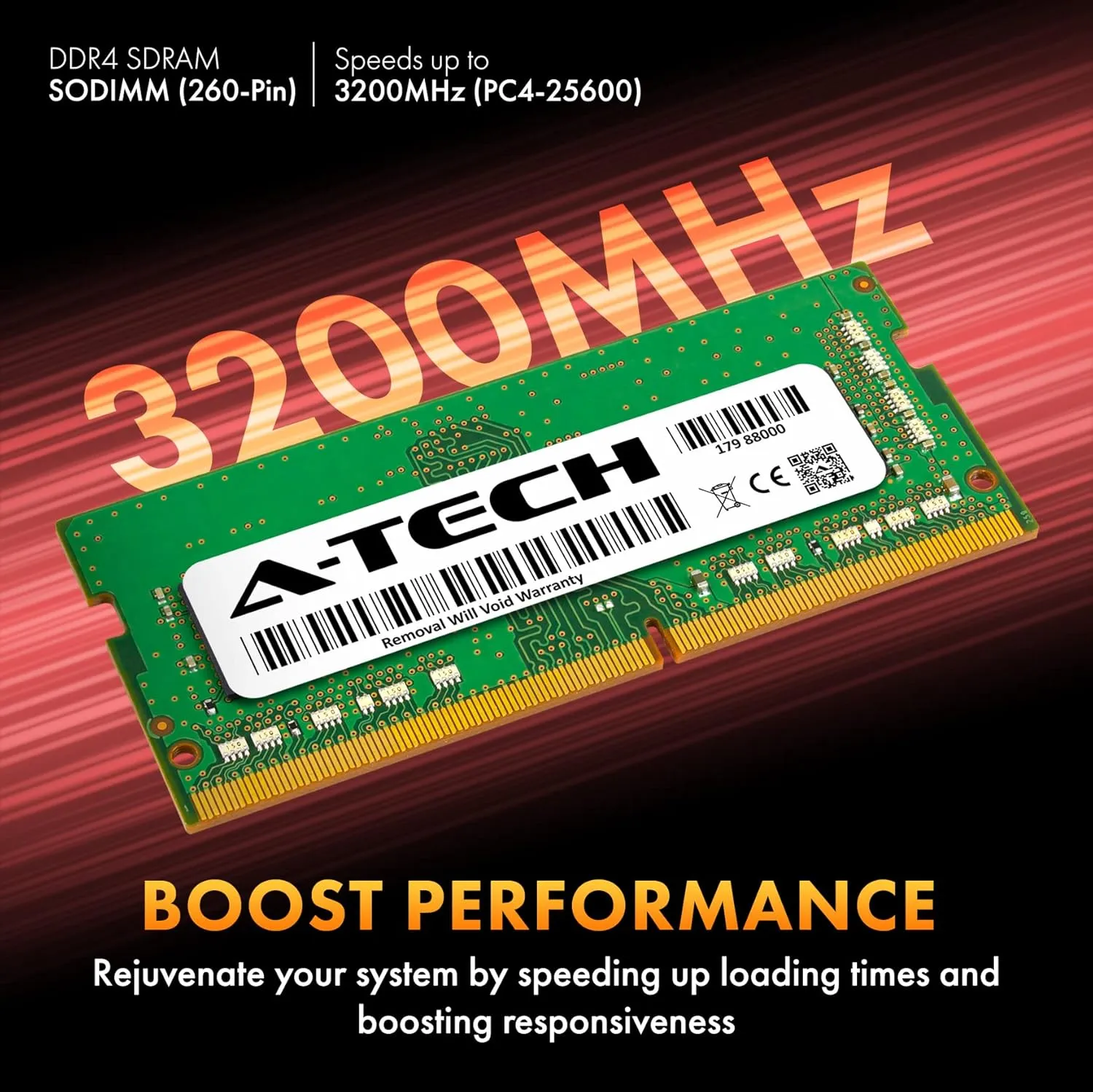 A-Tech 16GB Kit (2x8GB) RAM for HP 15-dy2024nr, 15-dy2096nr, 15-dy2702dx, 15-dy2718nr Laptop | DDR4 3200MHz PC4-25600 SODIMM 1.2V 260-Pin Non-ECC SO-DIMM Memory Upgrade