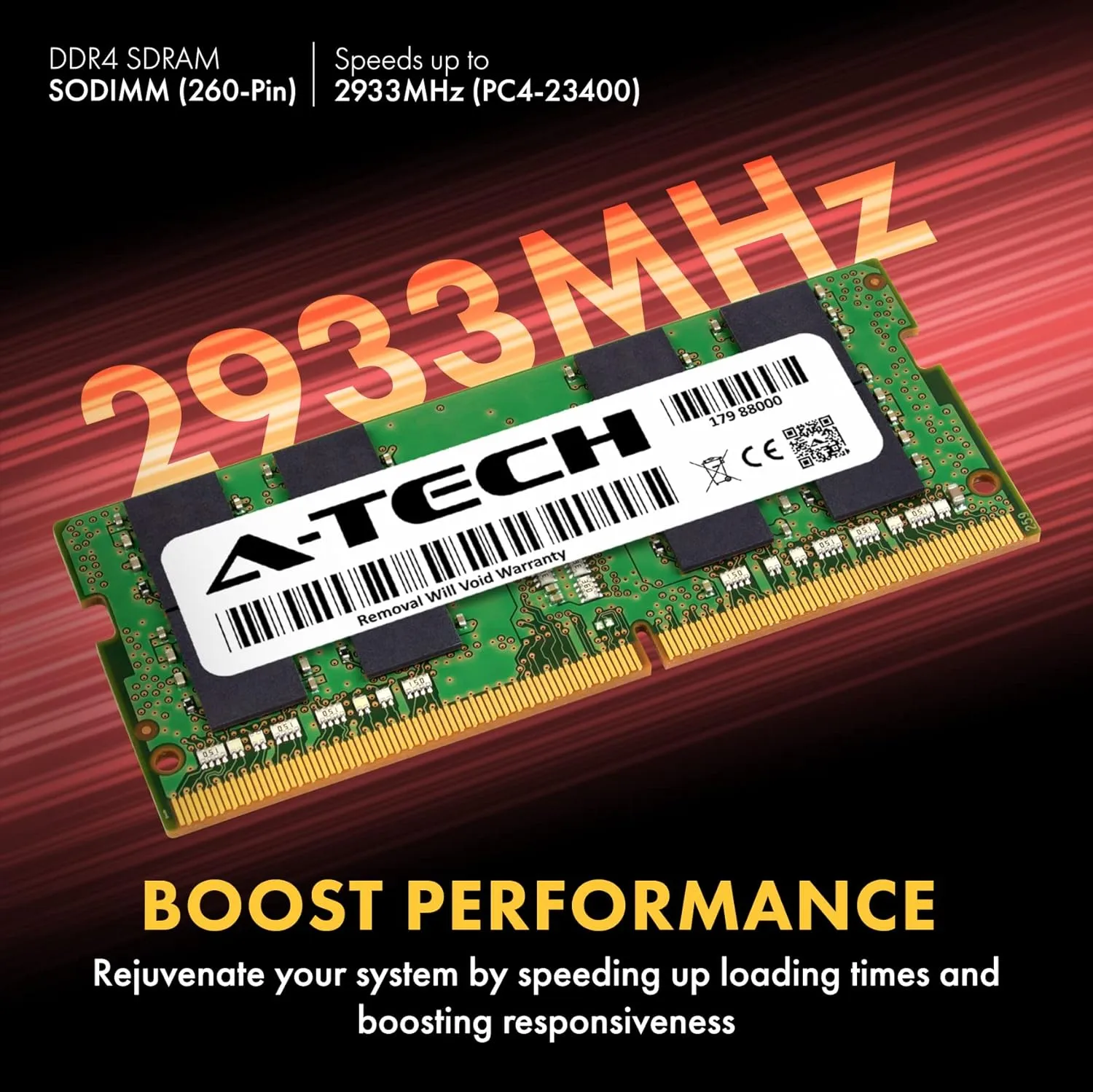 A-Tech 64GB Kit (2x32GB) RAM Compatible for Acer Predator Helios 300 Gaming Laptop | DDR4 2933MHz PC4-23400 SODIMM 2Rx8 1.2V 260-Pin Non-ECC SO-DIMM Memory Upgrade