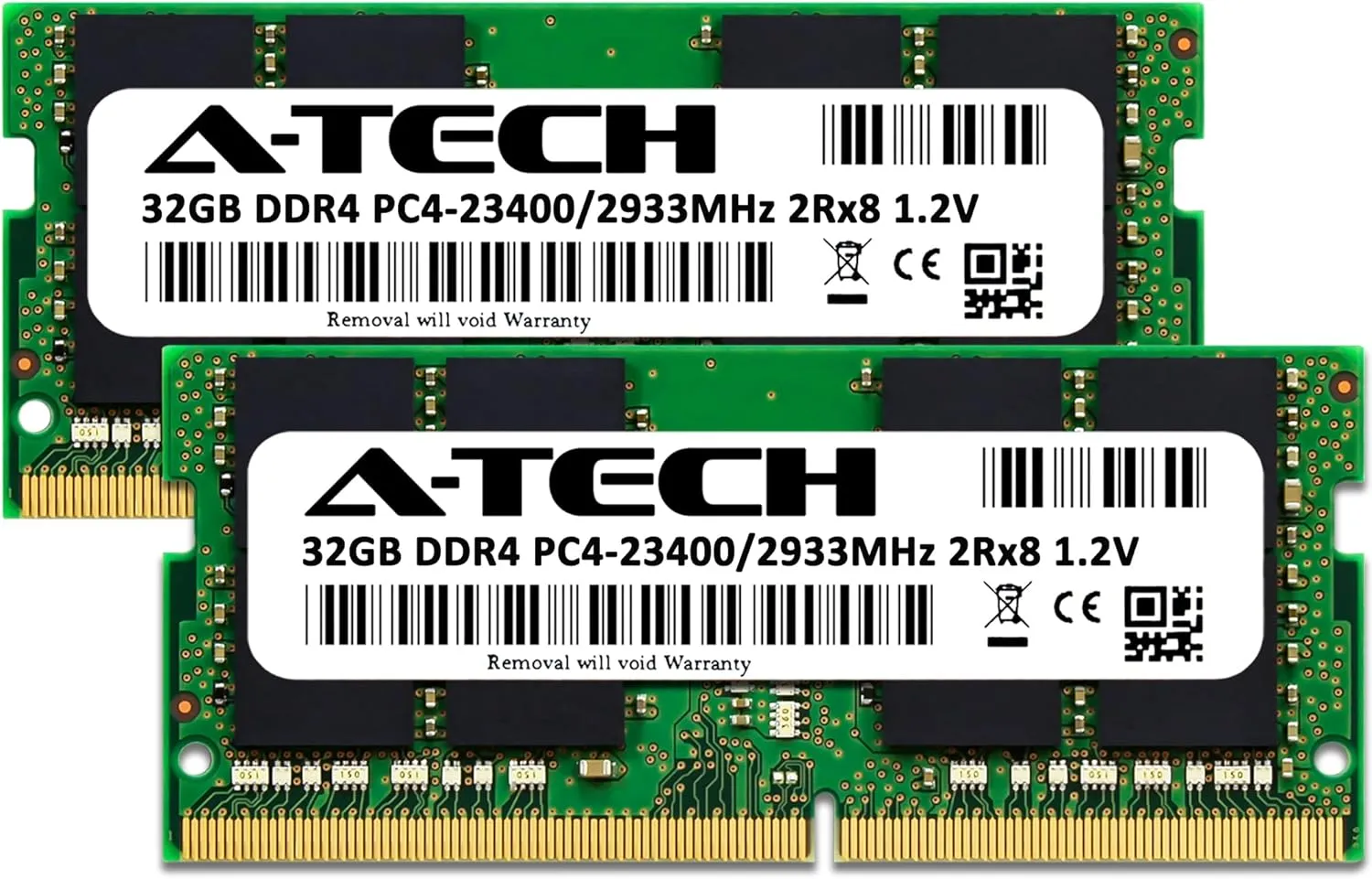 A-Tech 64GB Kit (2x32GB) RAM Compatible for Acer Predator Helios 300 Gaming Laptop | DDR4 2933MHz PC4-23400 SODIMM 2Rx8 1.2V 260-Pin Non-ECC SO-DIMM Memory Upgrade