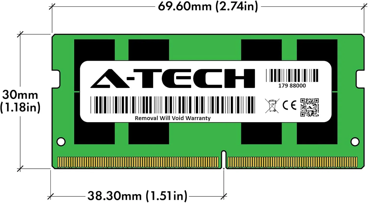 A-Tech 64GB Kit (2x32GB) RAM Compatible for Acer Predator Helios 300 Gaming Laptop | DDR4 2933MHz PC4-23400 SODIMM 2Rx8 1.2V 260-Pin Non-ECC SO-DIMM Memory Upgrade
