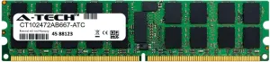 A-Tech 8GB RAM Replacement for Crucial CT102472AB667 | DDR2 667MHz PC2-5300 2Rx4 1.8V ECC RDIMM Registered 240-Pin DIMM Memory Module