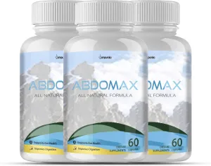 Abdomax New Advanced Formula Supplement - 3 Packs 90 Days Supply