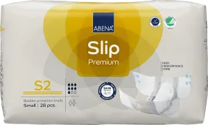 Abena Slip Premium Incontinence Briefs, Level 2, (Extra Small to Extra Large Sizes), Small, 168 Count