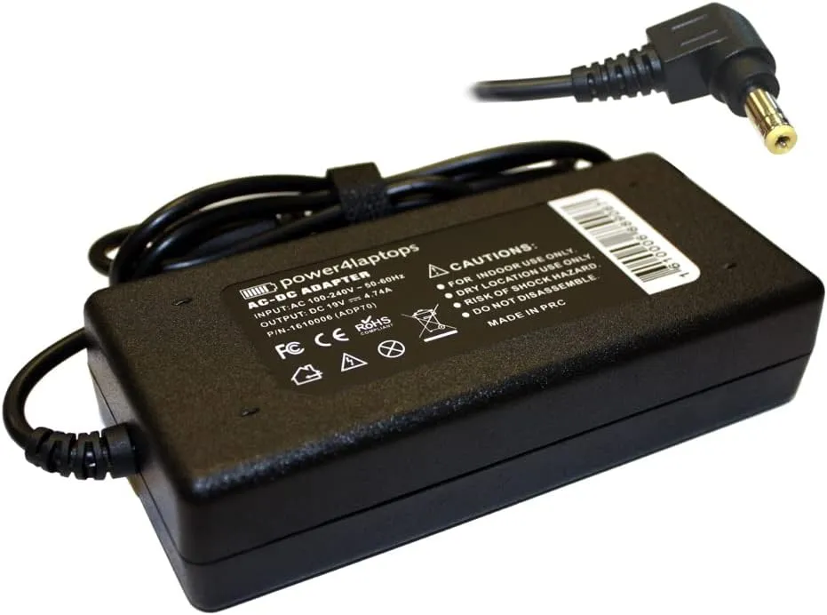 AC Adapter Laptop Charger Power Supply Compatible with Packard Bell EasyNote F2900-EU-12