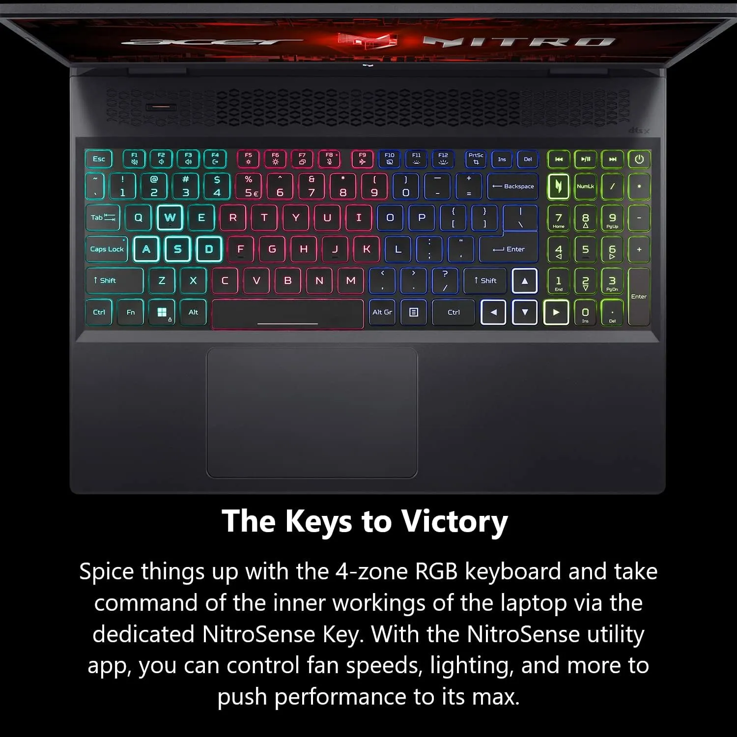 Acer Nitro 16 Gaming Laptop | AMD Ryzen 7 7840HS OctaCore CPU | NVIDIA GeForce RTX 4050 Laptop GPU | 16" WUXGA 165Hz IPS Display | 16GB DDR5 | 1TB Gen 4 SSD | WiFi 6E | RGB Backlit KB | AN16-41-R6WV