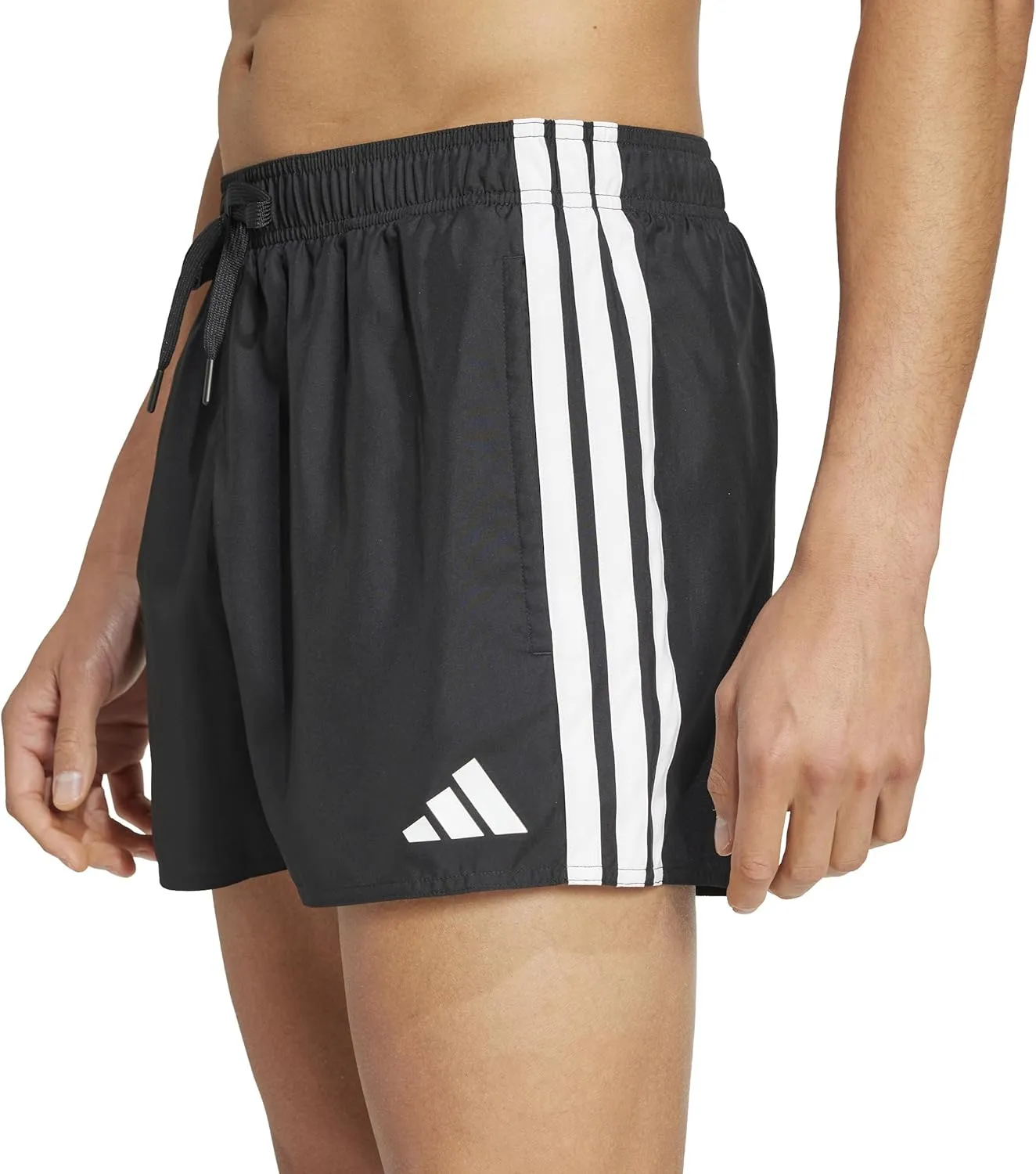 adidas Men's 3-Stripes 3-Inch Swim Shorts