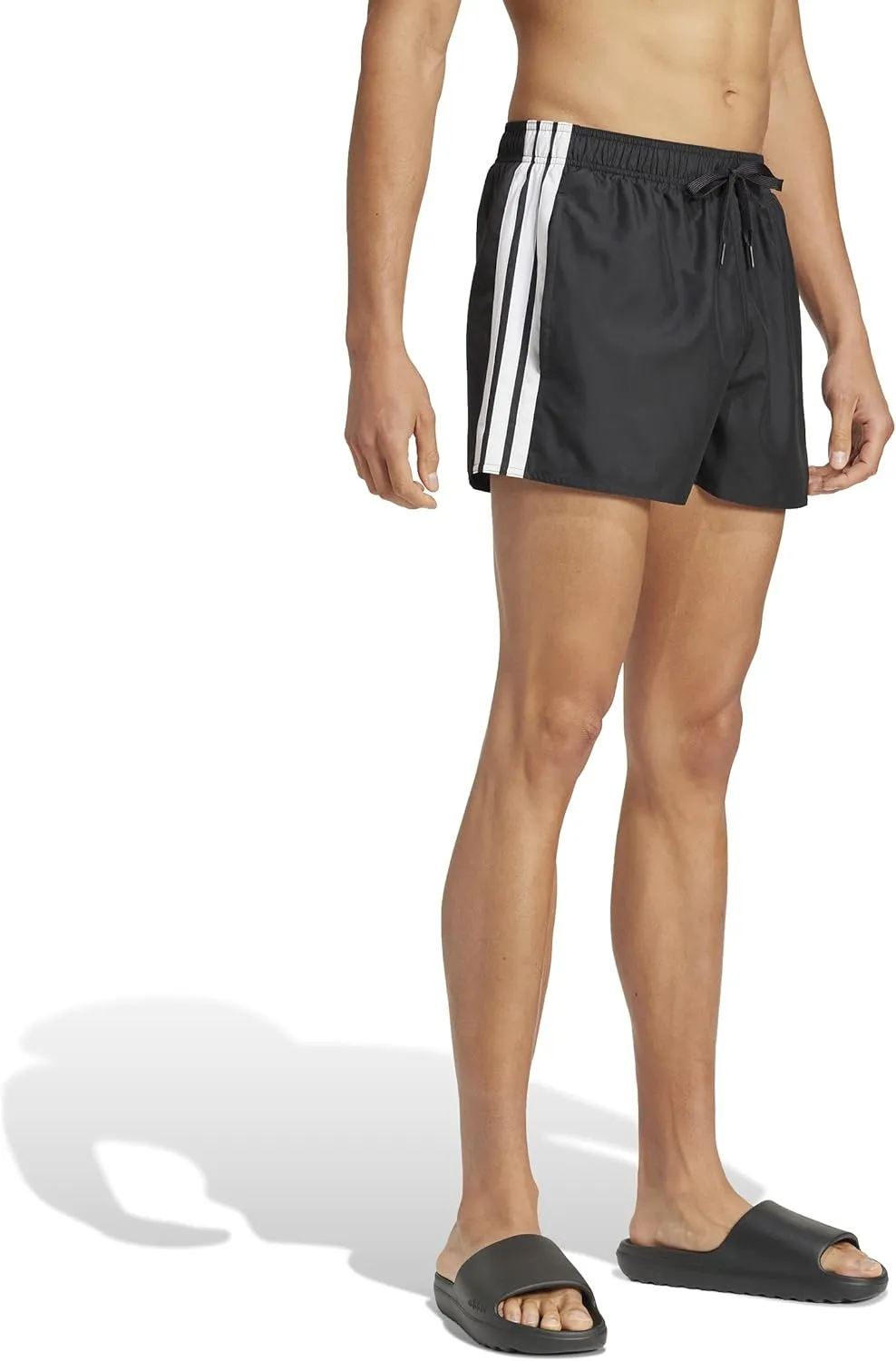 adidas Men's 3-Stripes 3-Inch Swim Shorts