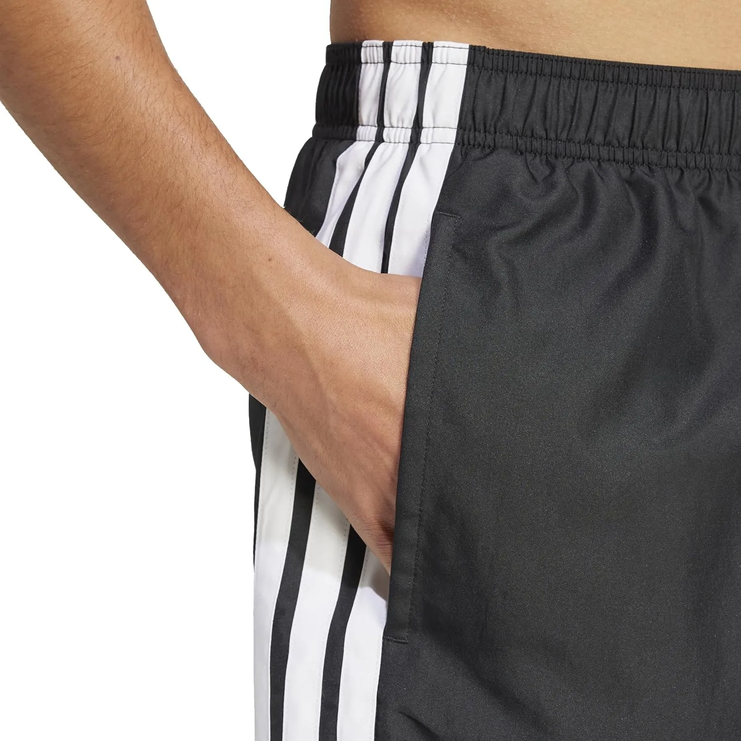 adidas Men's 3-Stripes 3-Inch Swim Shorts