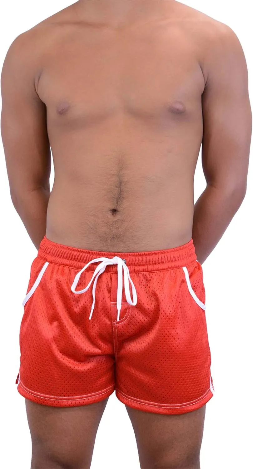 Adoretex Men's Mesh Sports Shorts Swimwear (MT003)