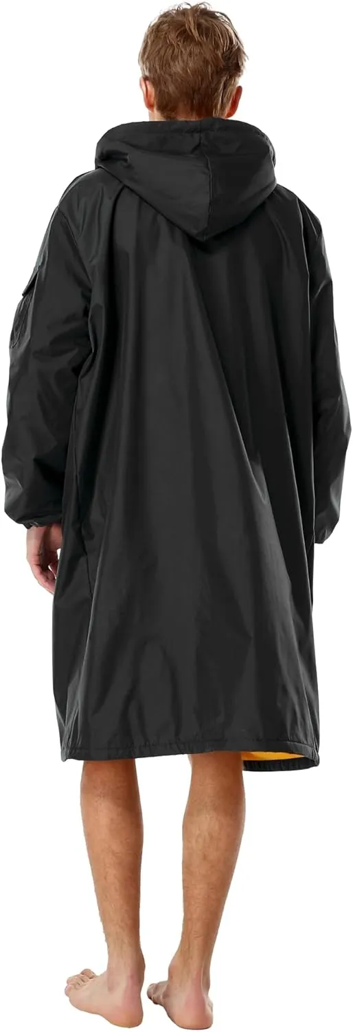 Adoretex New Unisex Swim Team Athletic Waterproof parka, Water Sports Warm Fleece Coat Jacket