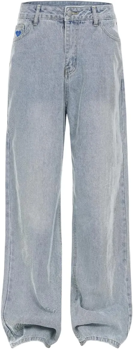 Aelfric Eden Women Wide Leg Jeans High Waist Baggy Jeans Vintage Loose Boyfriend Mens Unisex Streetwear Y2K Denim Pants