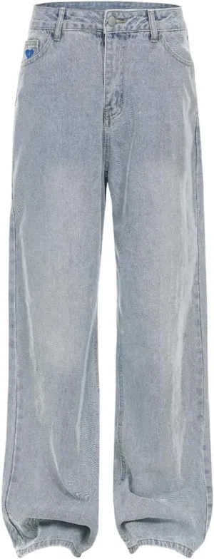 Aelfric Eden Women Wide Leg Jeans High Waist Baggy Jeans Vintage Loose Boyfriend Mens Unisex Streetwear Y2K Denim Pants