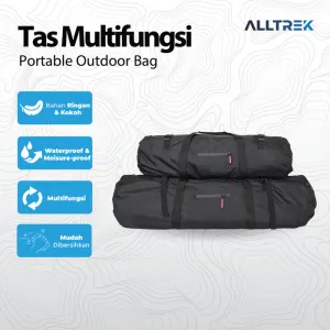 ALLTREK Tas Multifungsi Portabel Lipat Tenda Outdoor Waterproof