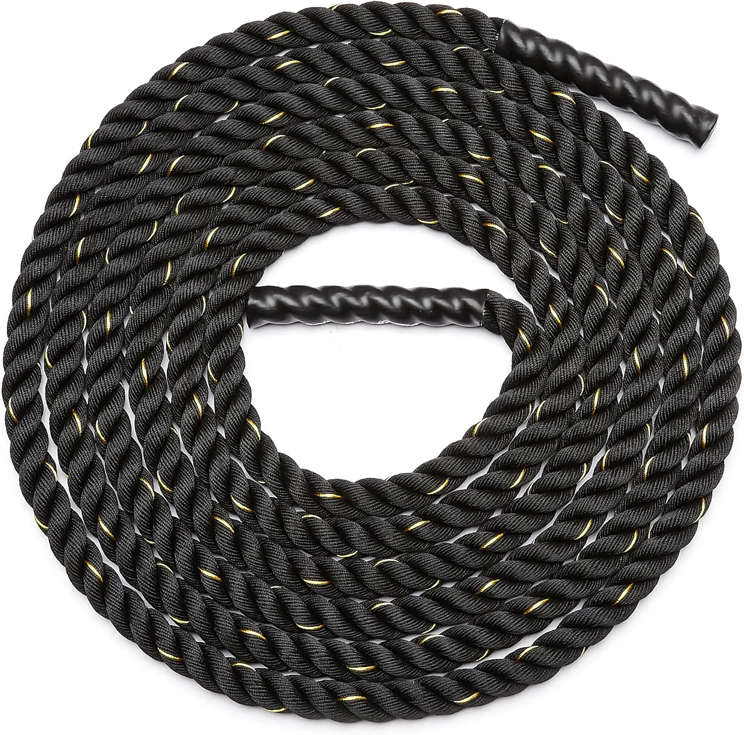 Amazon Basics Battle Rope for Home Gym Workout, Exercise Training Equipment