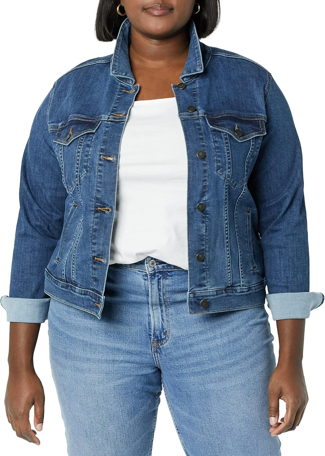Amazon Essentials Women's Jean Jacket (Available in Plus Size)