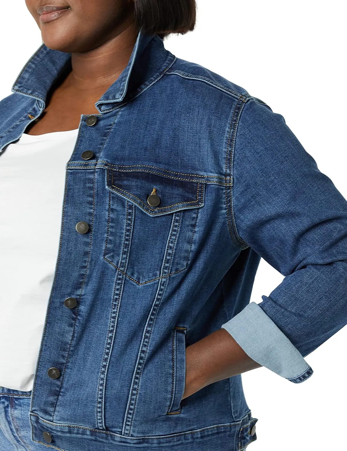 Amazon Essentials Women's Jean Jacket (Available in Plus Size)