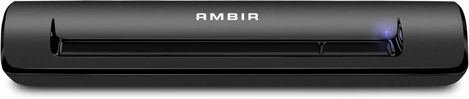 Ambir TravelScan Pro 600 (PS600-AS) Simplex Document Scanner and Card Scanner