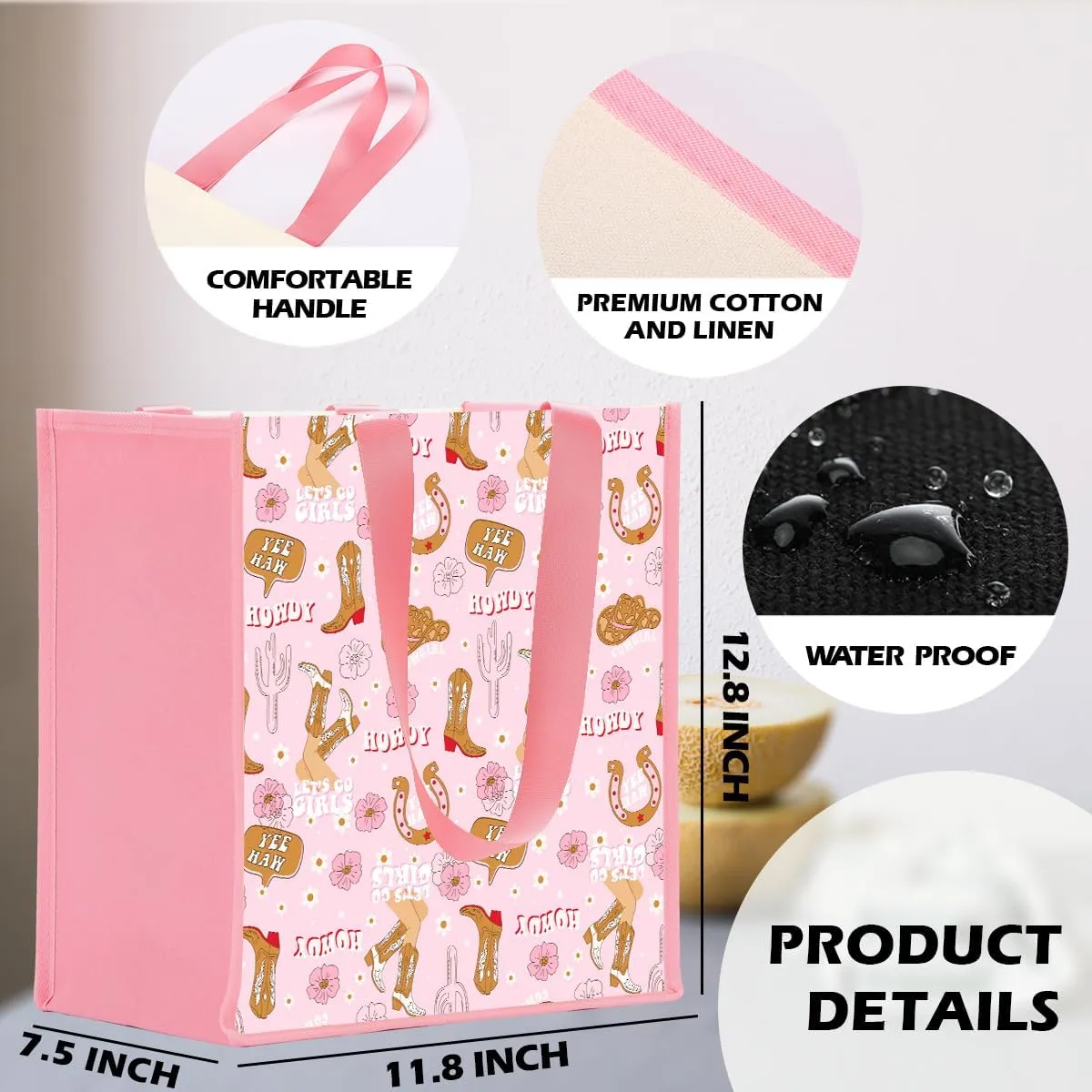 Anime Tote Bag, Girls Anime Gifts Anime Lovers Western Gifts Tote Bag for Women