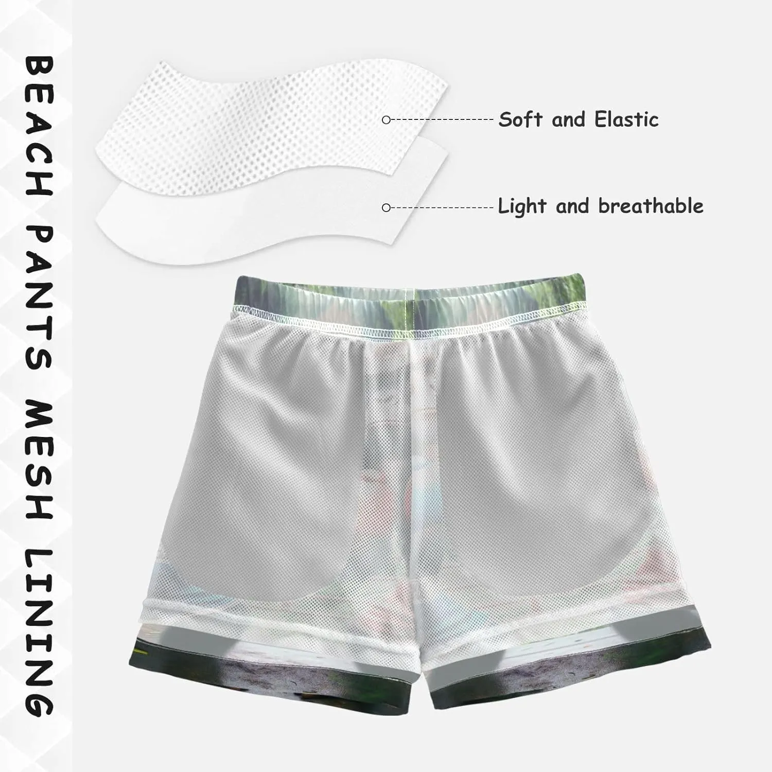 Apes Boxing Kids Swim Trunks for Boys, Anti-Chafe Swim Trunks Boys 2T