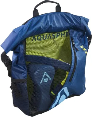 AQUASPHERE Gear Mesh Backpack - Swim Bag - Blue/Black