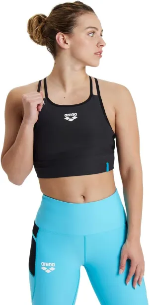 ARENA Women’s Active Sports Bra Top Mesh Back Medium Support Breathable Quick Dry Removable Cups