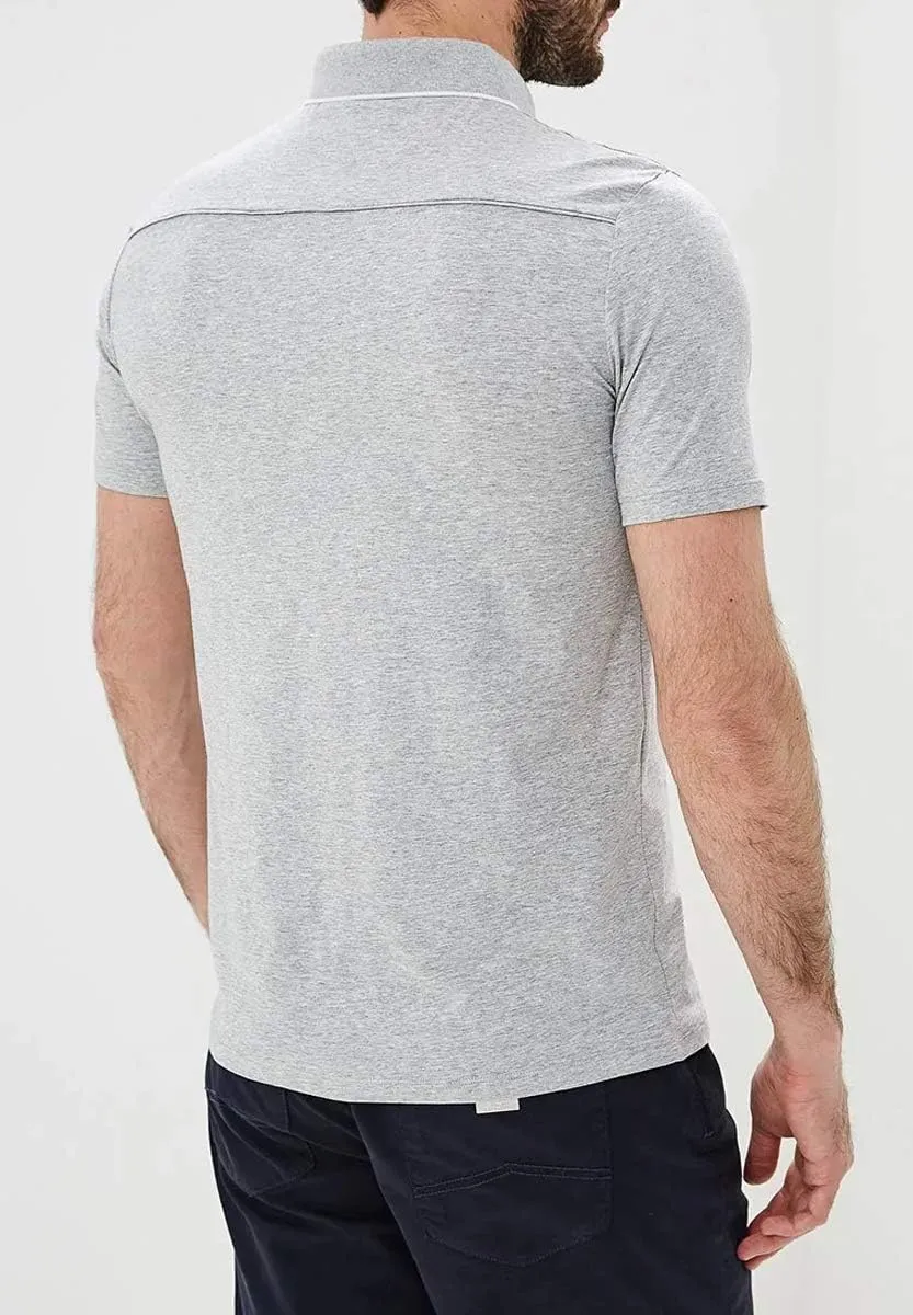 Armani Exchange Men's Short Sleeve Jersey Knit Polo