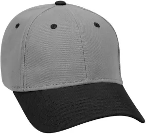 Ashen Fane 6 Panel Low Profile Brushed Bull Denim Hat