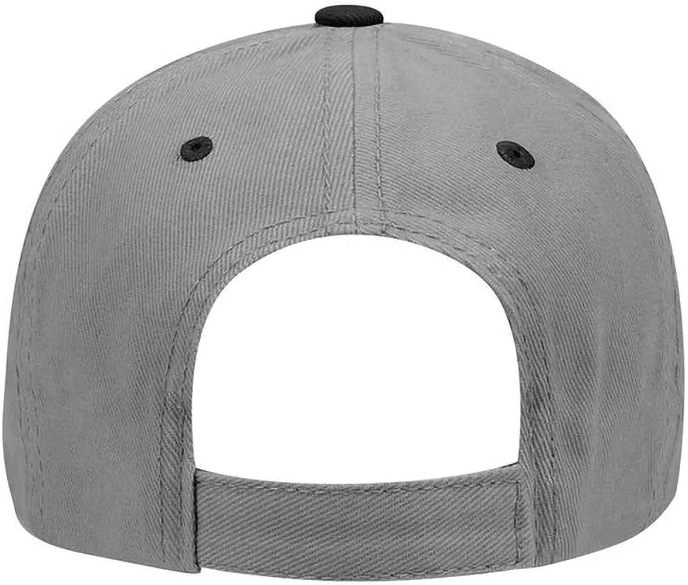 Ashen Fane 6 Panel Low Profile Brushed Bull Denim Hat