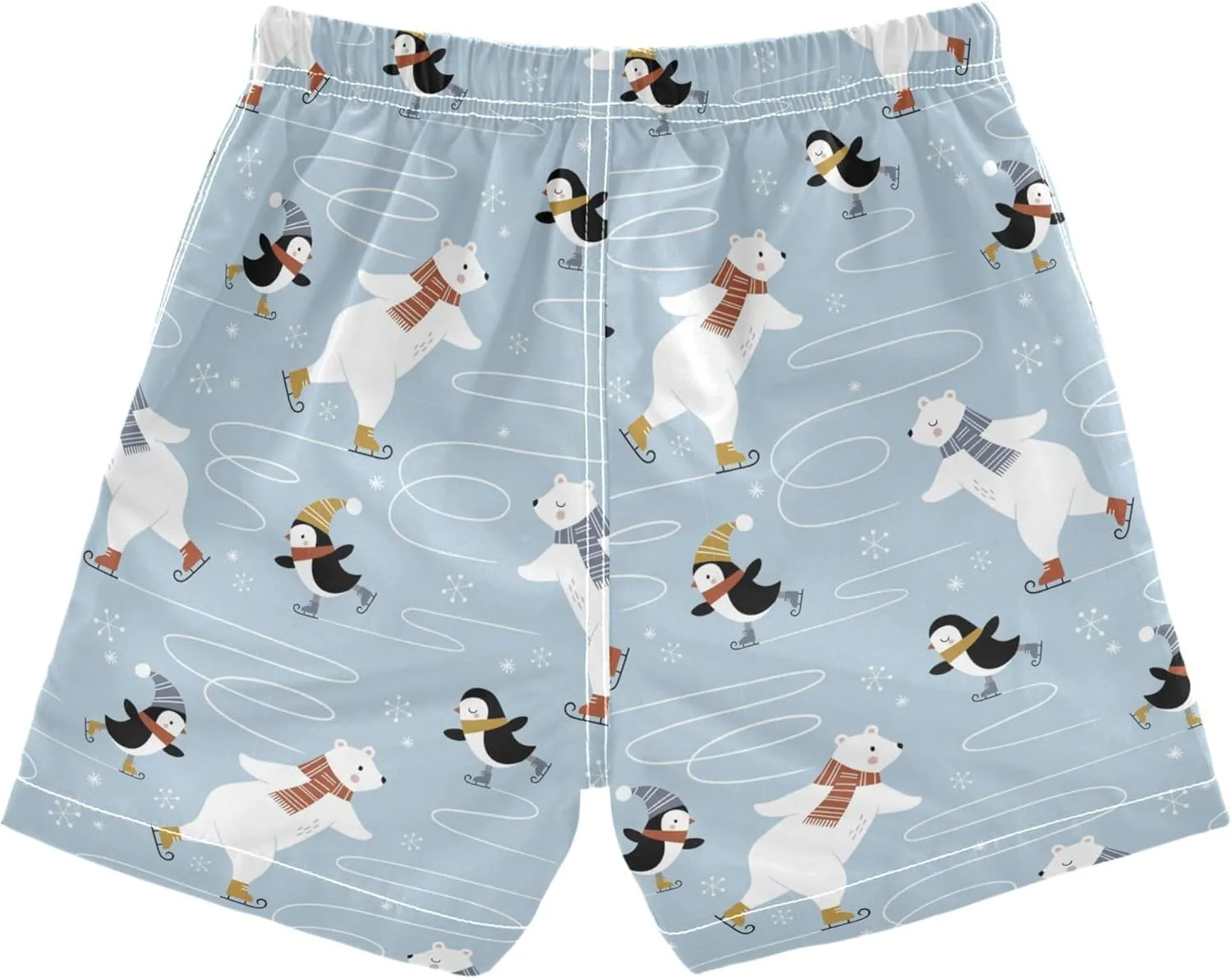 Aslsiy Boys' Swim Trunks Boys Beach Board Shorts Girls Girls Quick Dry Swimwear 2-12T