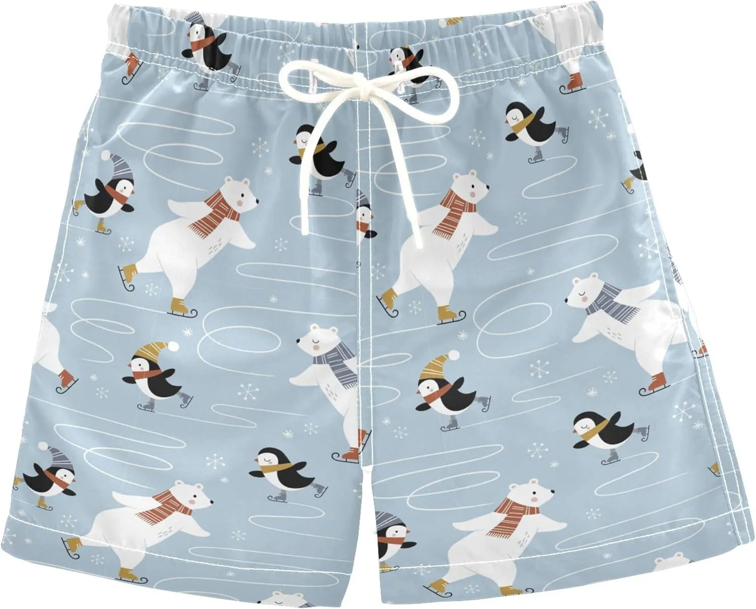Aslsiy Boys' Swim Trunks Boys Beach Board Shorts Girls Girls Quick Dry Swimwear 2-12T