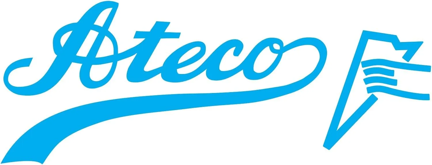 Ateco Bench Brush, 1 3/4 x 9 1/2-Inch Head with Natural White Boar Bristles & Molded Plastic Handle