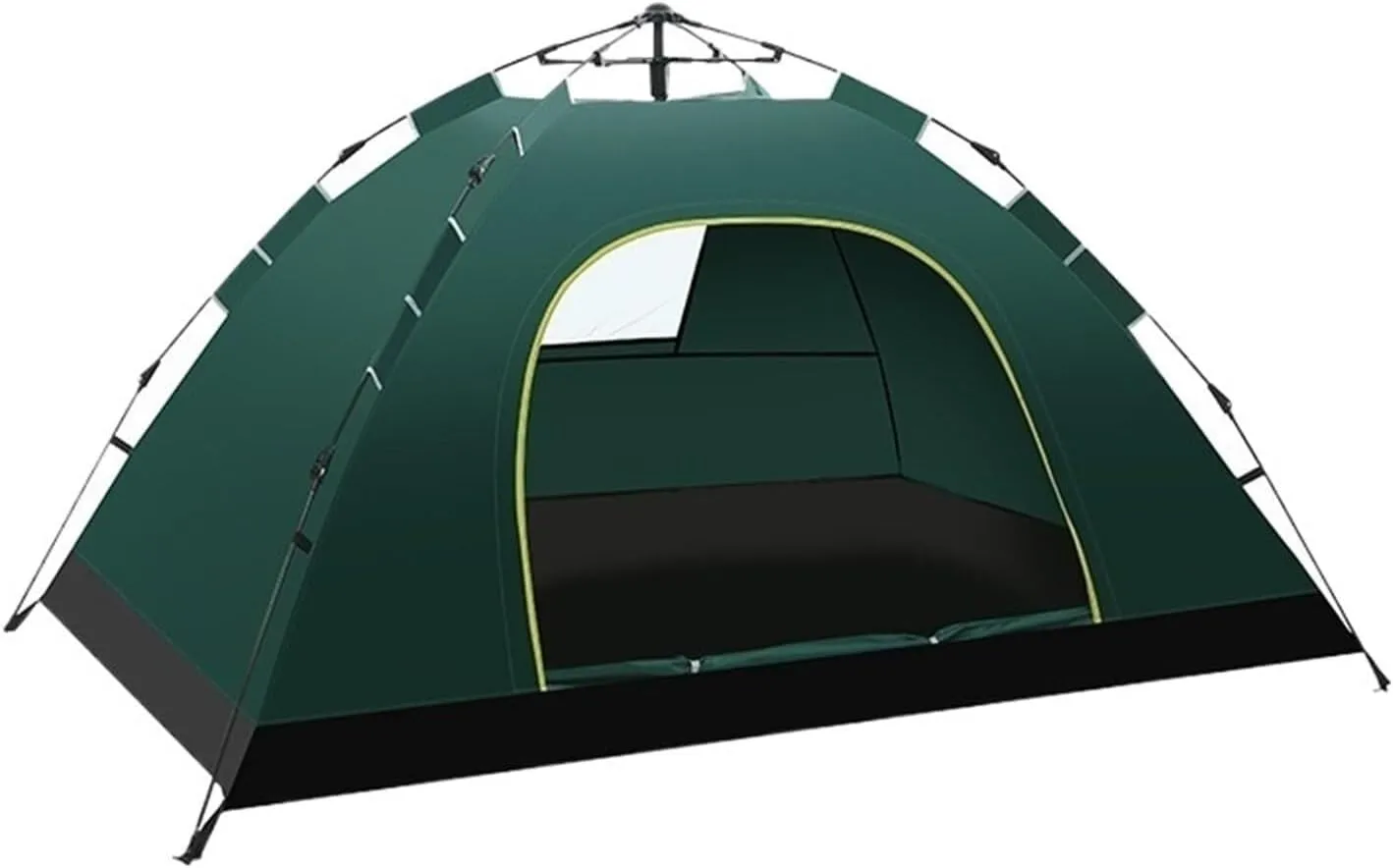 Automatic 1-3 Person Camping Tent, Easy Instant Setup, Portable Backpacking Tent, Waterproof Sun Shelter for Hiking, Travelling, and Outdoor Camping (Blue, One Size)