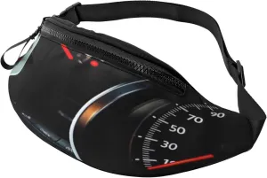 Automobile Dashboard Race Car Fanny Pack, Crossbody Waist Packs for Women Men Waist Bags with Adjustable Strap for Travel Running Hiking Sport