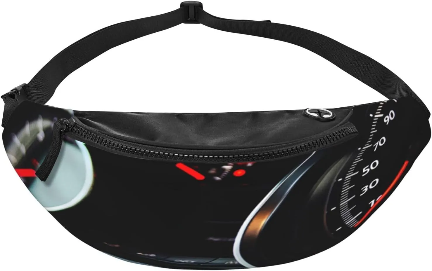 Automobile Dashboard Race Car Fanny Pack, Crossbody Waist Packs for Women Men Waist Bags with Adjustable Strap for Travel Running Hiking Sport