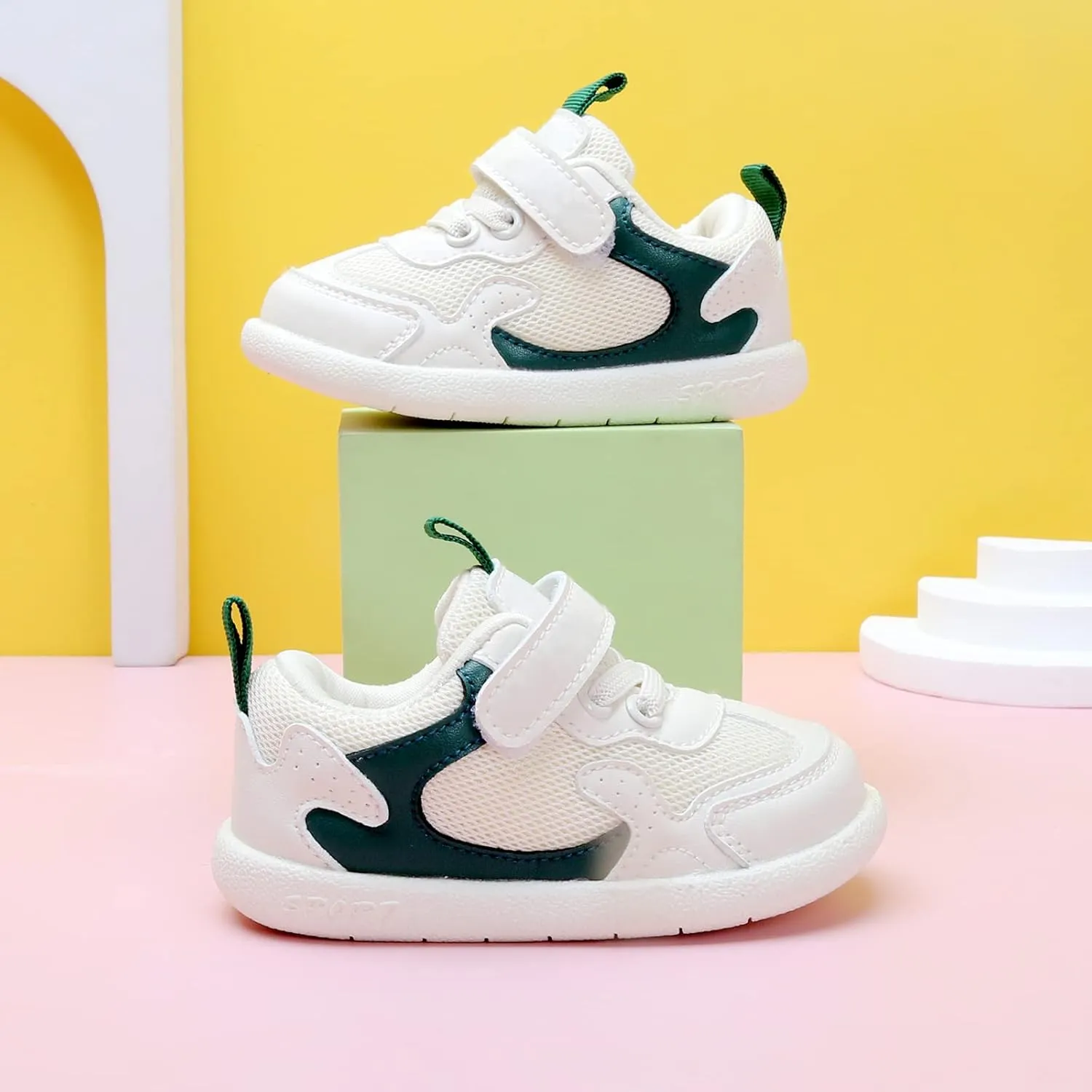 Baby Boy Girl Shoes Infant Non Slip Sneakers Breathable Lightweight Toddler First Walking Shoes 6 12 18 24 Months